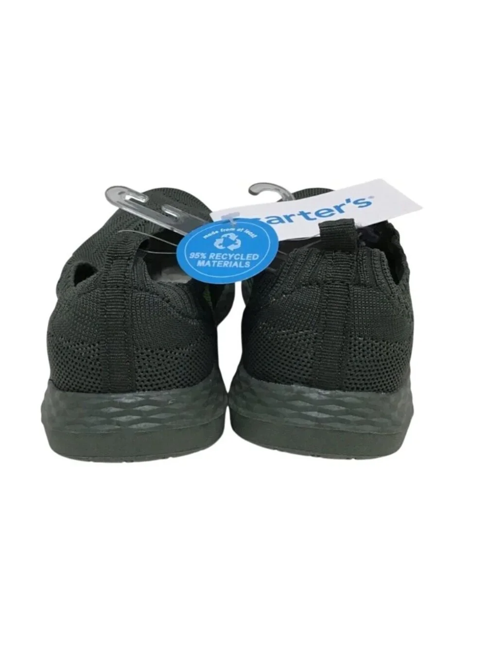 Carters Kids Size 1 Olive Green Taylen Slip On Sneakers